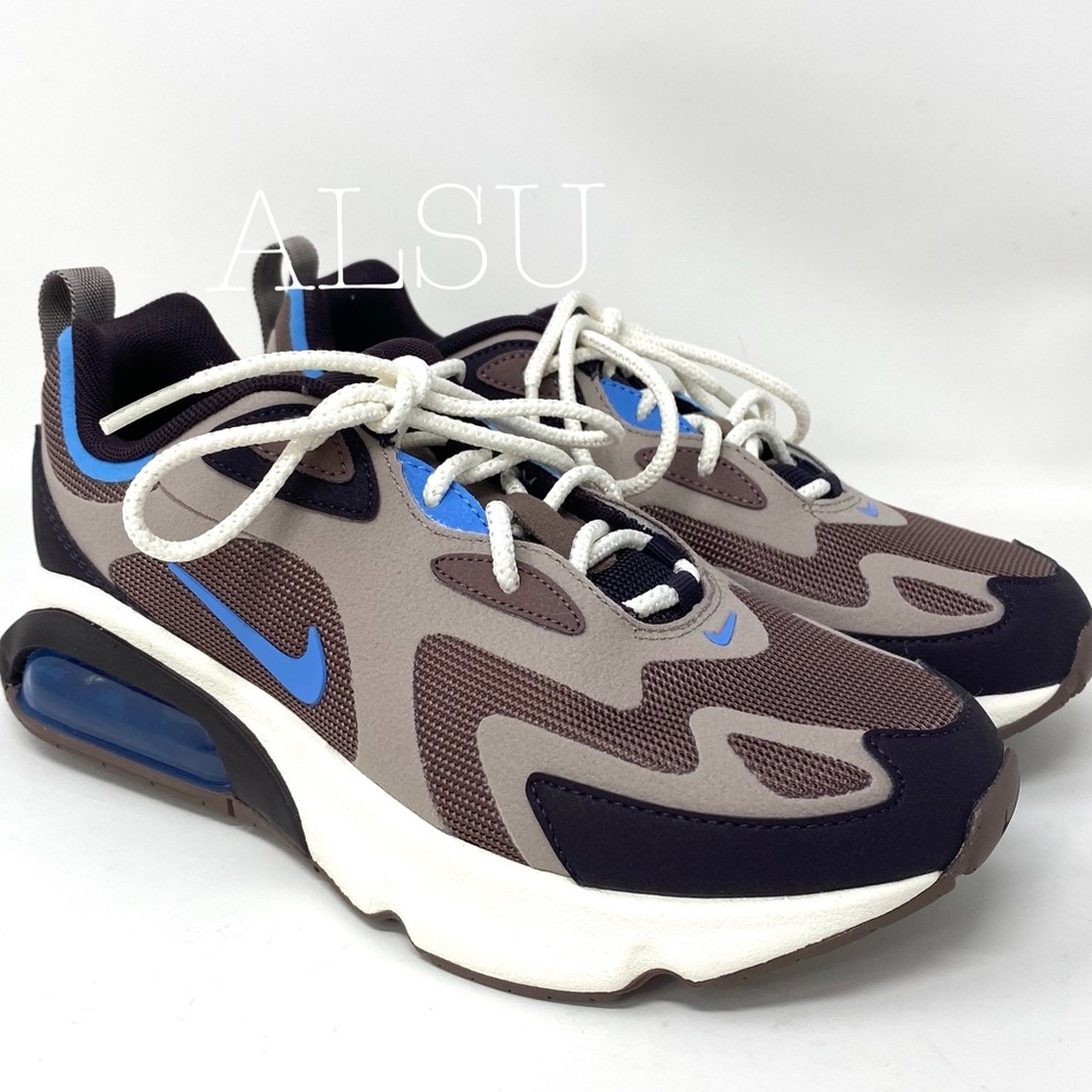 Nike Air Max 200 Plum Eclipse Brown Men’s Sneakers - Picture 3 of 10